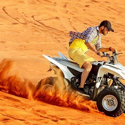 Evening Desert Safari with ATV Quad Bike Dune Bashing BBQ Dinner 2