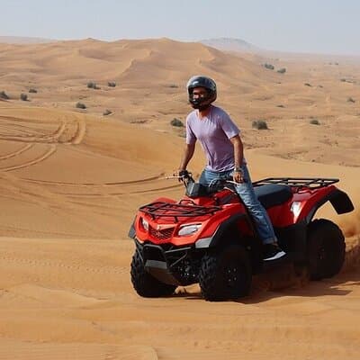 Dubai Evening Desert Safari With Quad Bike and BBQ Dinner