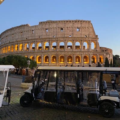 Rome with Golf Cart at Night with Pizza & Ice Cream 2