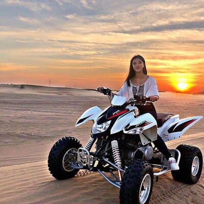 Evening Desert Safari with ATV Quad Bike Dune Bashing BBQ Dinner 3