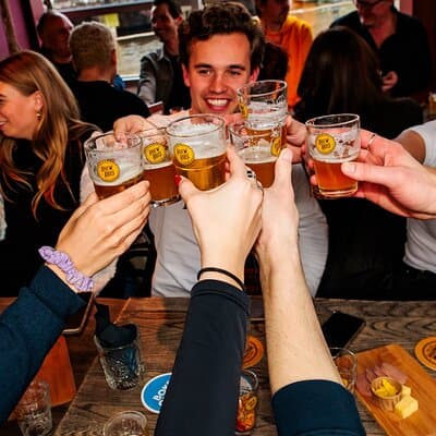 Amsterdam Guided Craft Beer Tasting with Cheese & Sausauge