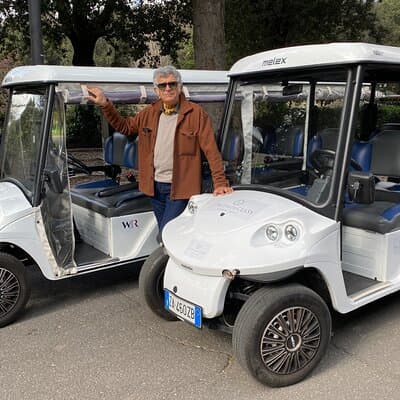 3 hour Golf Cart tour of Rome with Gelato