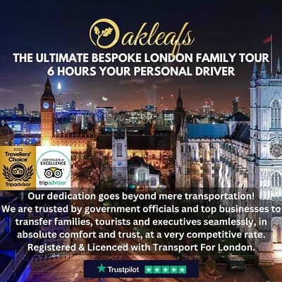 Ultimate Personalised London Tour - 6 Hours Your Personal Driver