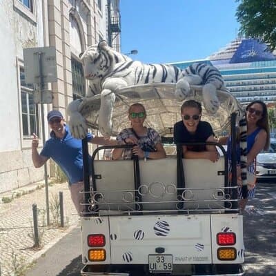 4-hour Tuk Tuk Tour of Belém, City Center, and Lisbon's Old Town