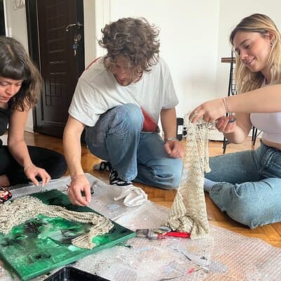 Istanbul Art Escape Wine and Paint at Local's Home 5