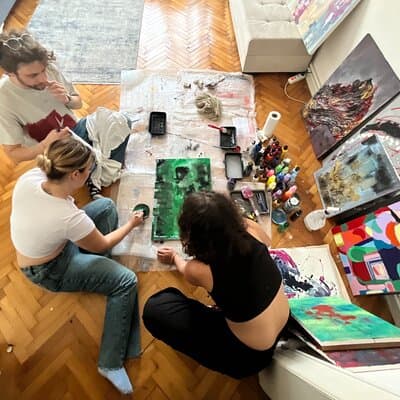 Istanbul Art Escape Wine and Paint at Local's Home 4