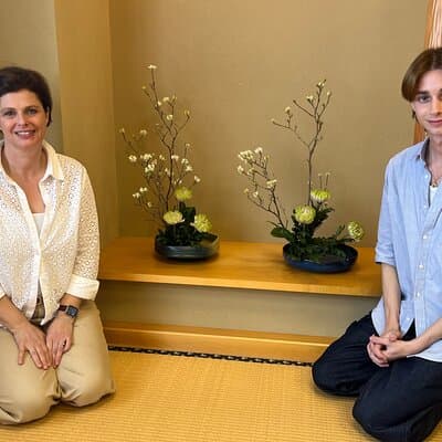 2 Hours Flower Arranging Ikebana Class Temple Tokyo Ota-ku