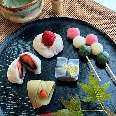 Mochi and Nerikiri Wagashi Combination Cooking Class