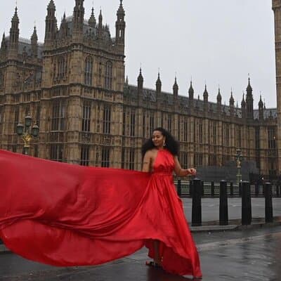 Private Photography of Flying Dress Africa 2