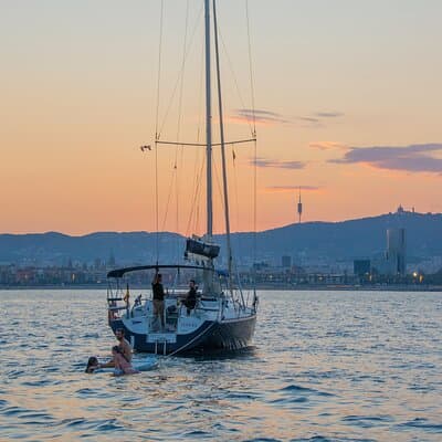 Private Naval Sailboat Tour in Barcelona up to 11 people
