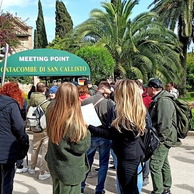 Rome: Appian Way Catacombs Guided Tour with Golf Cart Shuttle 3