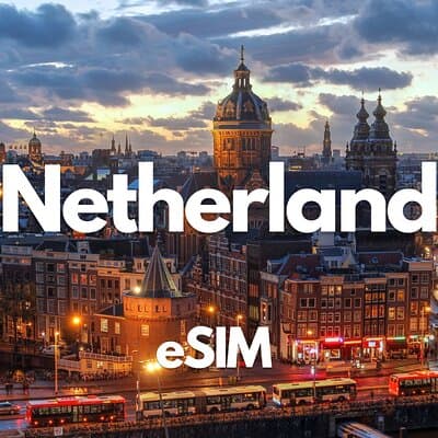 Amsterdam Data eSIM 0.5GB daily to 50GB 30 Days