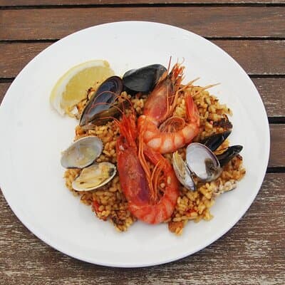 Market Tour & Paella or Fideua Cooking in Nicole's Barcelona Home 5
