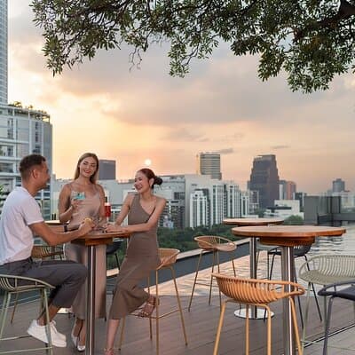 "View" Bangkok Rooftop Bar and Restaurant Dining Package 5