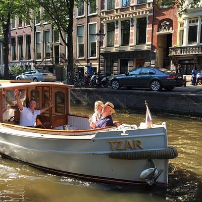Romantic Private Boat Tour Amsterdam 90min incl welcome drink 4