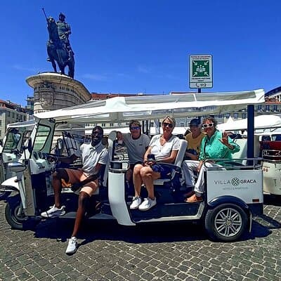 Lisbon Half Day Sightseeing Tour on a Private Eco Tuk Tuk