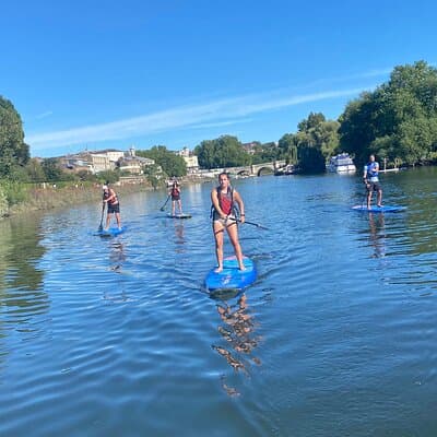 Stand up Paddleboarding on the beautiful Thames at Richmond 3