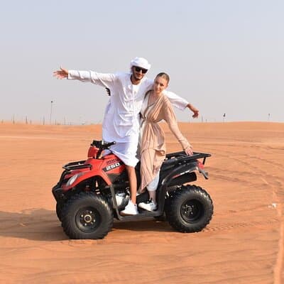 Dubai Premium Red Dunes Safari, Quad Bike, Camels & BBQ 3