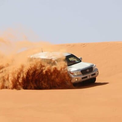 Desert Safari Adventure Hotel Transfer Camel Ride with Quadbike 2