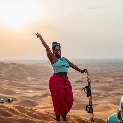 Premium Red Dune Safari with Camel Ride and BBQ in Arabian camp 3