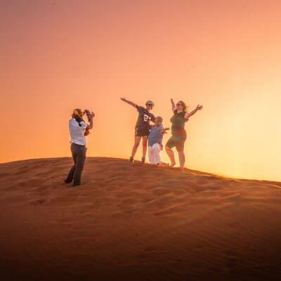 Premium Red Dune Safari with Camel Ride and BBQ in Arabian camp