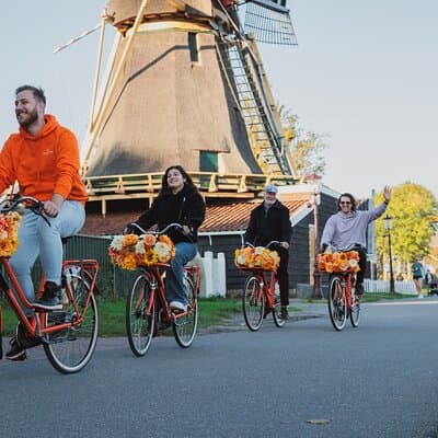 Amsterdam Cheese, Windmill & Countryside Bike Tour /E-bike Option