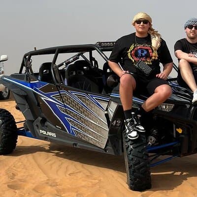 Dubai Morning 4 Seater Buggy Tour Sand Boarding & Camel ride 2