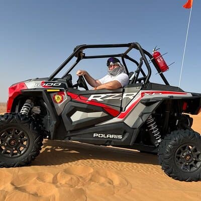 Dubai Morning 4 Seater Buggy Tour Sand Boarding & Camel ride 4