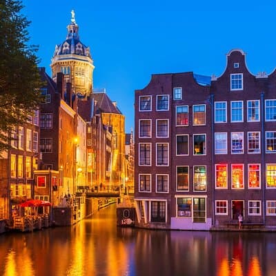 Private Amsterdam Red Light District tour with food tastings