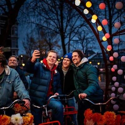 Amsterdam Light Festival City Bike Tour with Guide 5