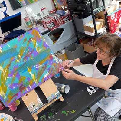NYC: Abstract Painting with Palette Knives – Small Group