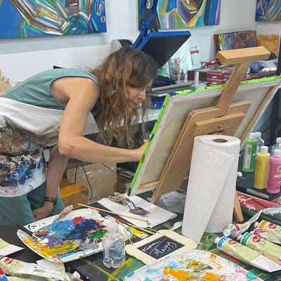 NYC: Abstract Painting with Palette Knives – Small Group 4