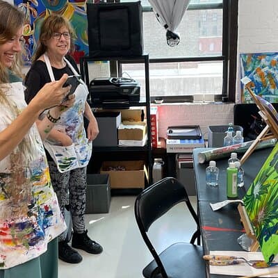 NYC: Abstract Painting with Palette Knives – Small Group 5