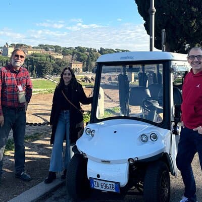 Appian Way and Catacombs Private Golf Cart Tour in Rome 3