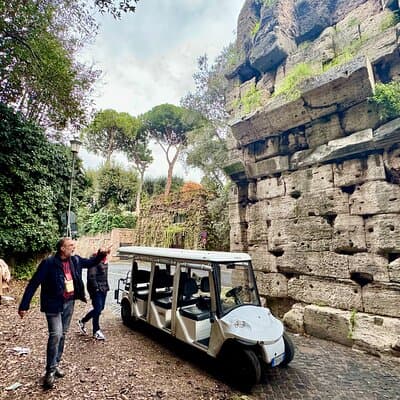 Appian Way and Catacombs Private Golf Cart Tour in Rome 2