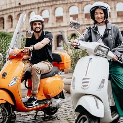 Rome Vespa and Fiat 500 Small Group Tour with Photoshoot option 4