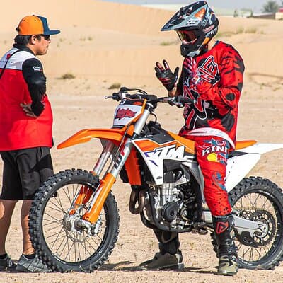 Adult Desert Motorbike Training in Dubai