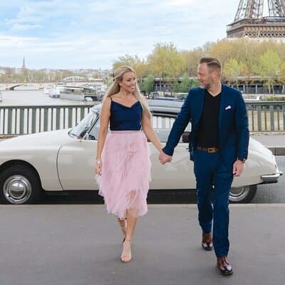 Romantic Tour of Paris in a Vintage Luxury Open-Top French Car 4