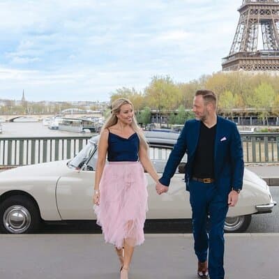 Secrets of Paris Tour in a Vintage Open-Top French Car Citroen DS 5