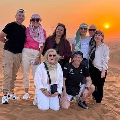 Customized Dubai Morning Desert Safari Dune Bashing Sandboarding 4