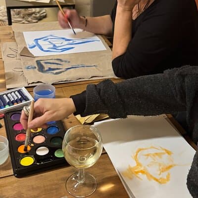 Art & Sip with Live Model 3
