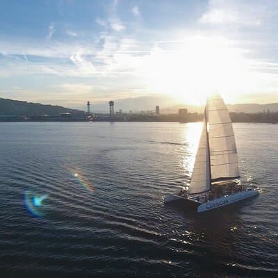 Afterwork on Catamaran with Live Music from Port Olimpic