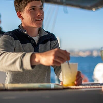 Afterwork on Catamaran with Live Music from Port Olimpic 3
