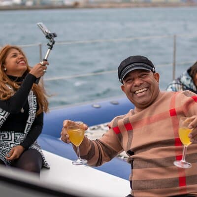 Afterwork on Catamaran with Live Music from Port Olimpic 5