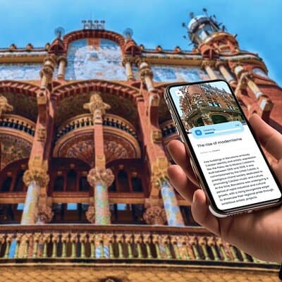 Barcelona self-guided city walking tour with audio & quizzes 2