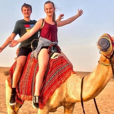 Dubai: Private Morning Desert Tour with 4x4 Dune Drive Camel Ride 2