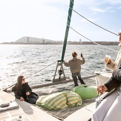 Barcelona Small Group Trip by Catamaran w Tapas, Cava and Sunset 2