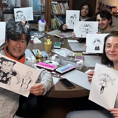Tokyo Manga Drawing Experience Pro Artist Workshop & MangaHistory