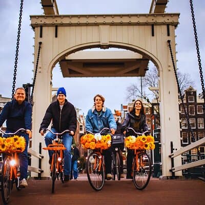 Amsterdam City Top Highlights Guided Bike Tour