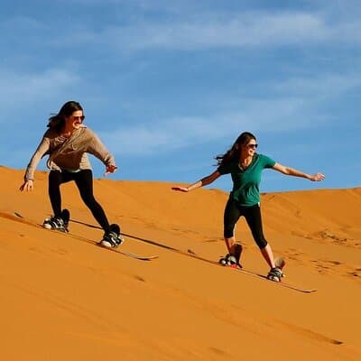 Morning Desert Safari, Dune Bashing, Camel Ride and Sandboarding 3
